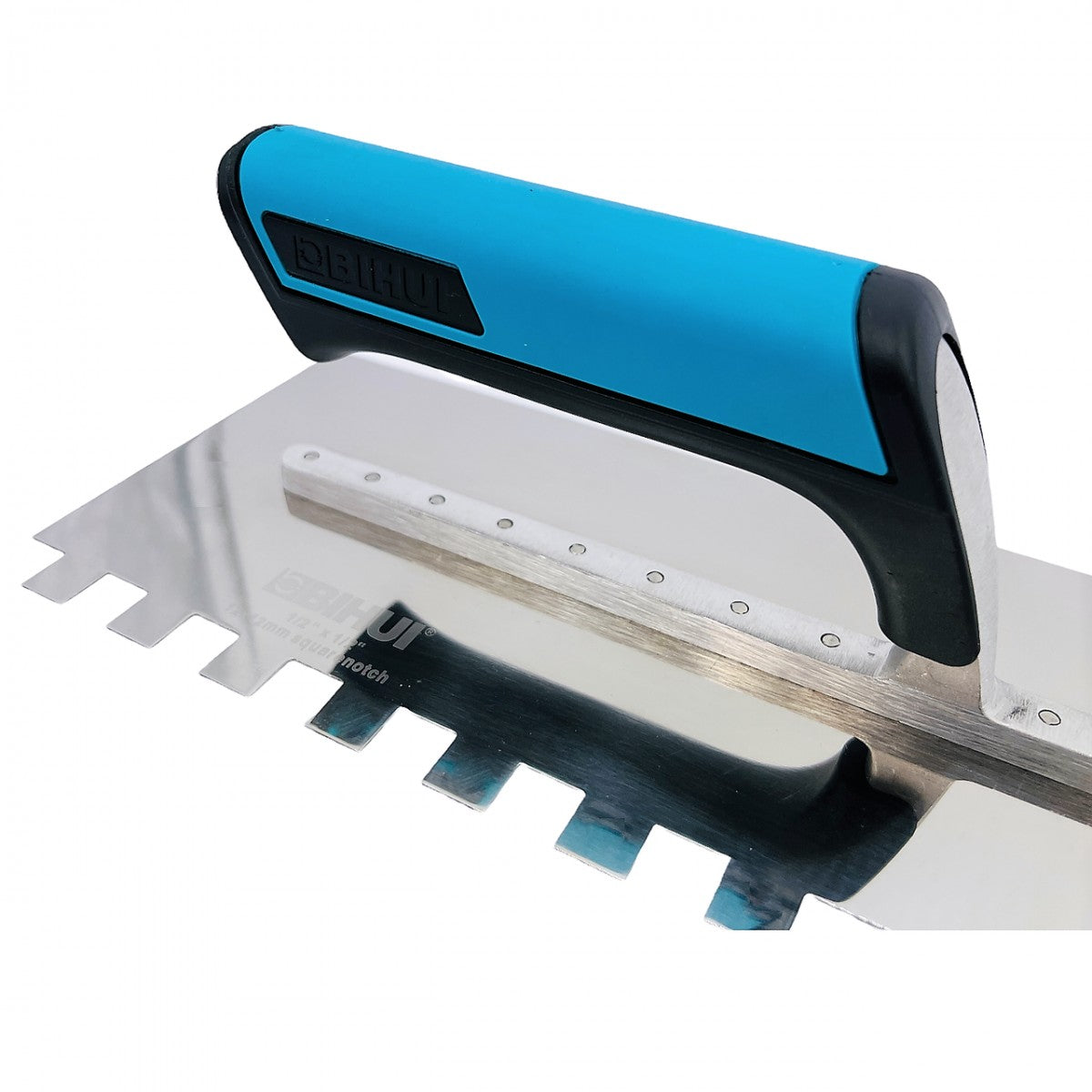 SPATOLA DENTATA BIHUI DENTE 12MM ACCIAIO INOX 320X120MM