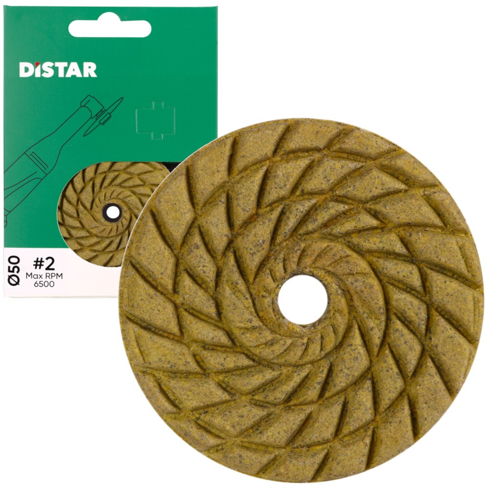 Tampone lucidante per ceramica, gres 50mm Distar CoolPAD (varie grane)