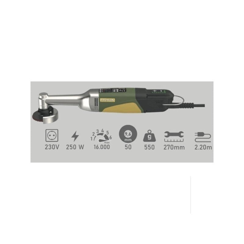 SMERIGLIATRICE ANGOLARE PROXXON LHW/BL BRUSHLESS SCATOLA CARTONE 29202