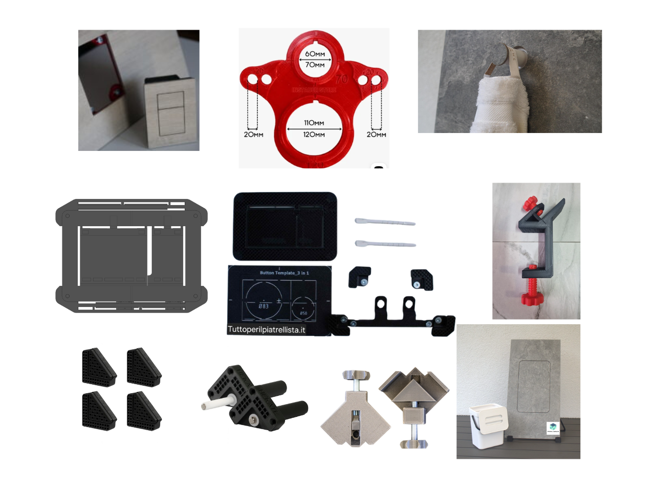 PULSANTIERE RIVESTIBILI E ACCESSORI