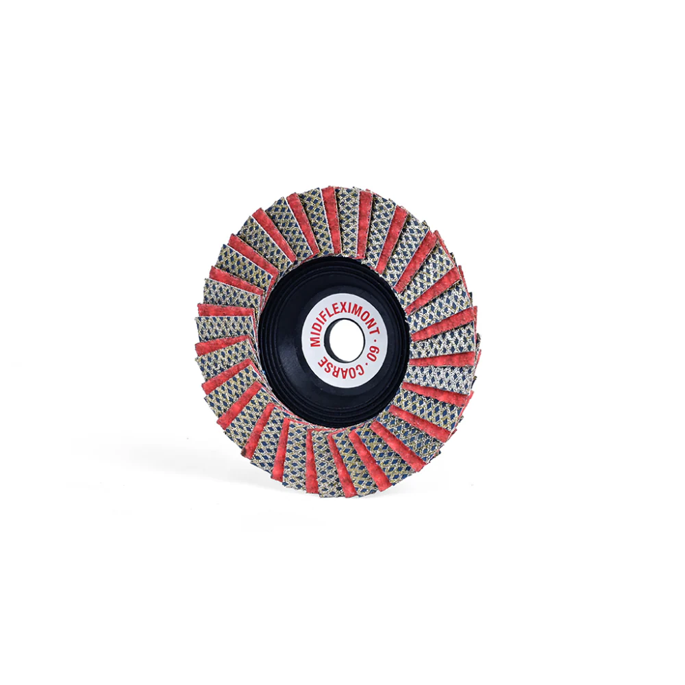 MONTOLIT MIDIFLEXIMONT-GG – DISCO LAMELLARE DIAMANTATO Gr.60 Ø76mm PER MINI SMERIGLIATRICE