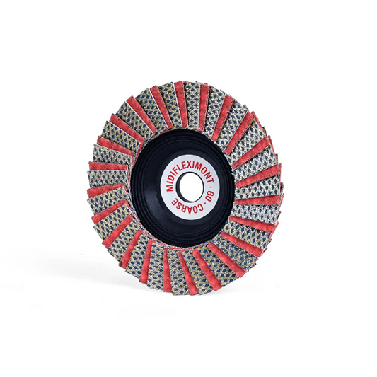 MONTOLIT MIDIFLEXIMONT-GG – DISCO LAMELLARE DIAMANTATO Gr.60 Ø76mm PER MINI SMERIGLIATRICE