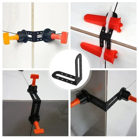 STAFFA AD ANGOLO PER SISTEMA LIVELLANTE