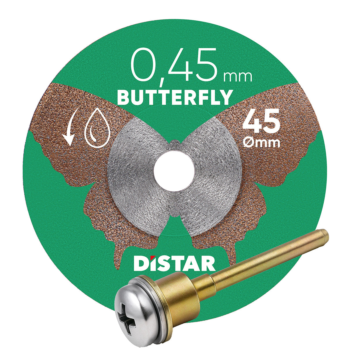 DISCO DIAMANTATO DISTAR BUTTERFLY SPESSORE 0,45MM