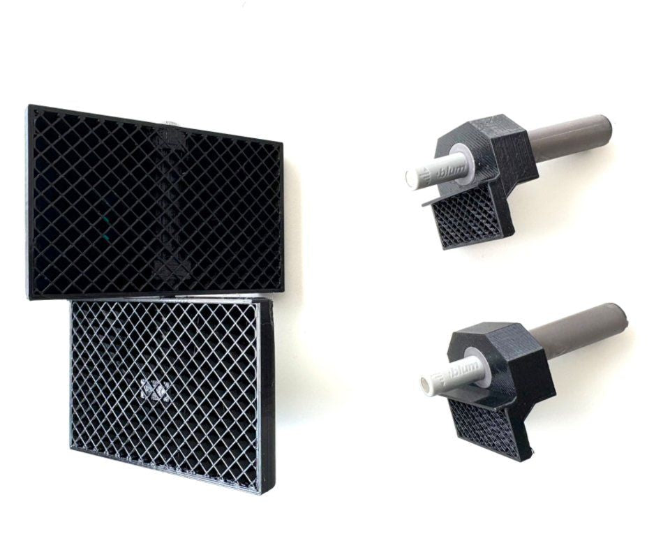 SSISTEMA PER PORTA DI ISPEZIONE R5 2x CERNIERE RUOTANTE + 2x CLICK (R5)