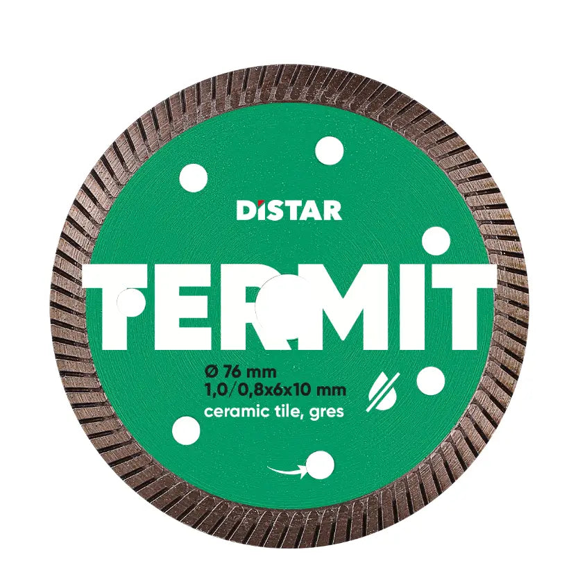 DISCO DIAMANTATO PER GRES PORCELLANATO DISTAR 76X1.0 TERMIT