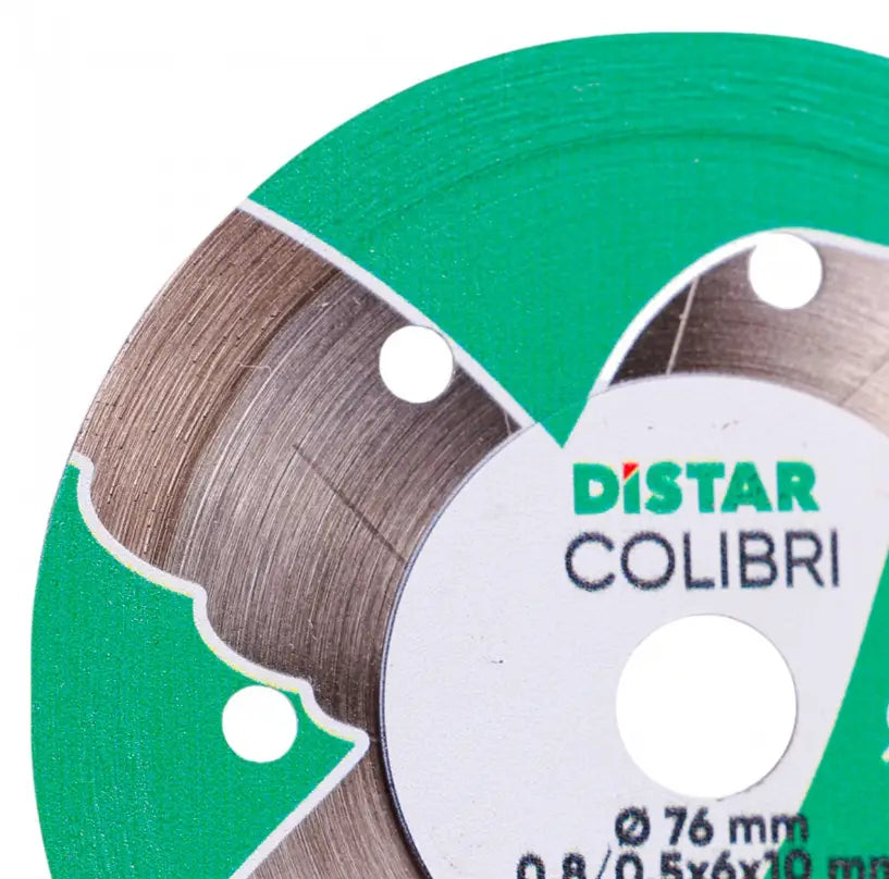 DISCO DIAMANTATO PER CERAMICA DISTAR COLIBRI 76X0,8