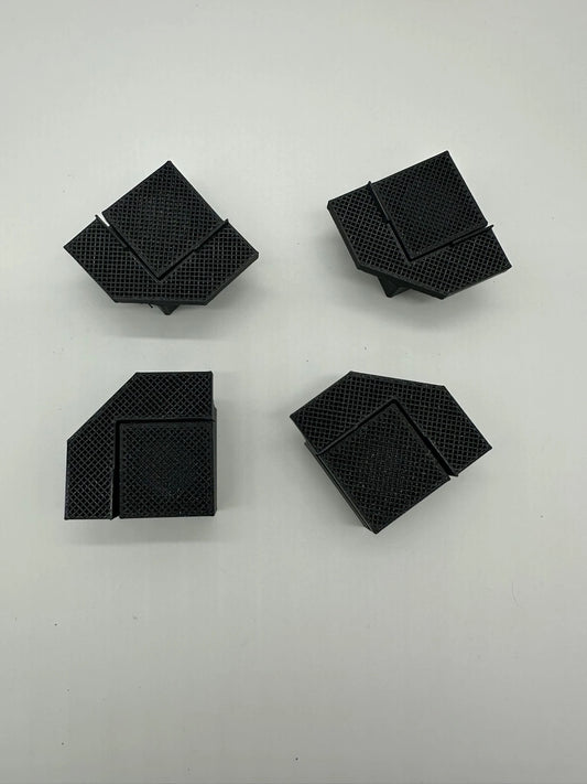 Sistema magnetico per porta d'ispezione ad angolo dritto