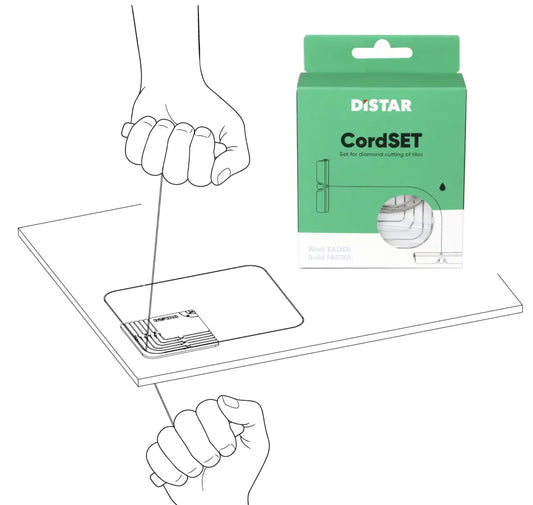 SET DI TAGLIO PER ANGOLI CON FILO DIAMANTATO DISTAR CORDSET