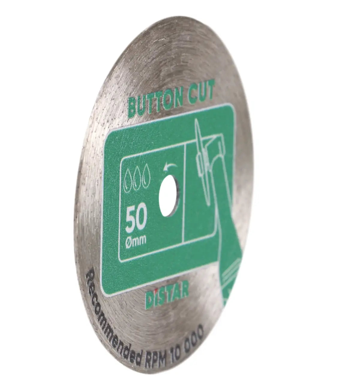 DISCO DIAMANTATO PER TAGLI PRECISI DISTAR BUTTONCUT 50MM CON SUPPORTO