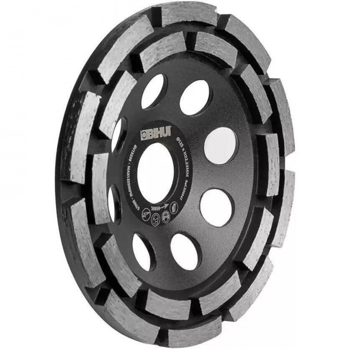 MOLA A TAZZA DIAMANTATA PROFESSIONALE BIHUI 125MM