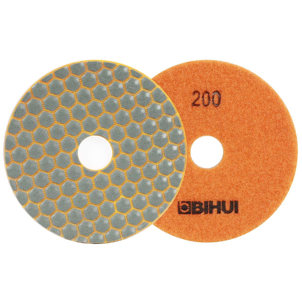 Tampone lucidante diamantato a secco Bihui da 100 mm