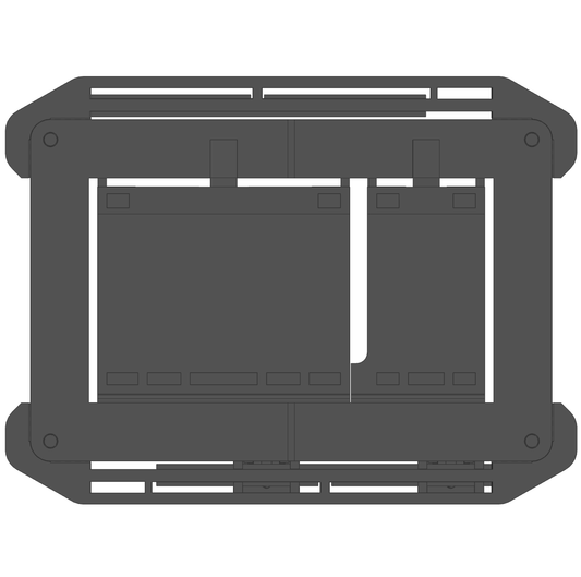 PULSANTIERA RIVESTIBILE INFINITO (NO STAMPA 3D)ABS