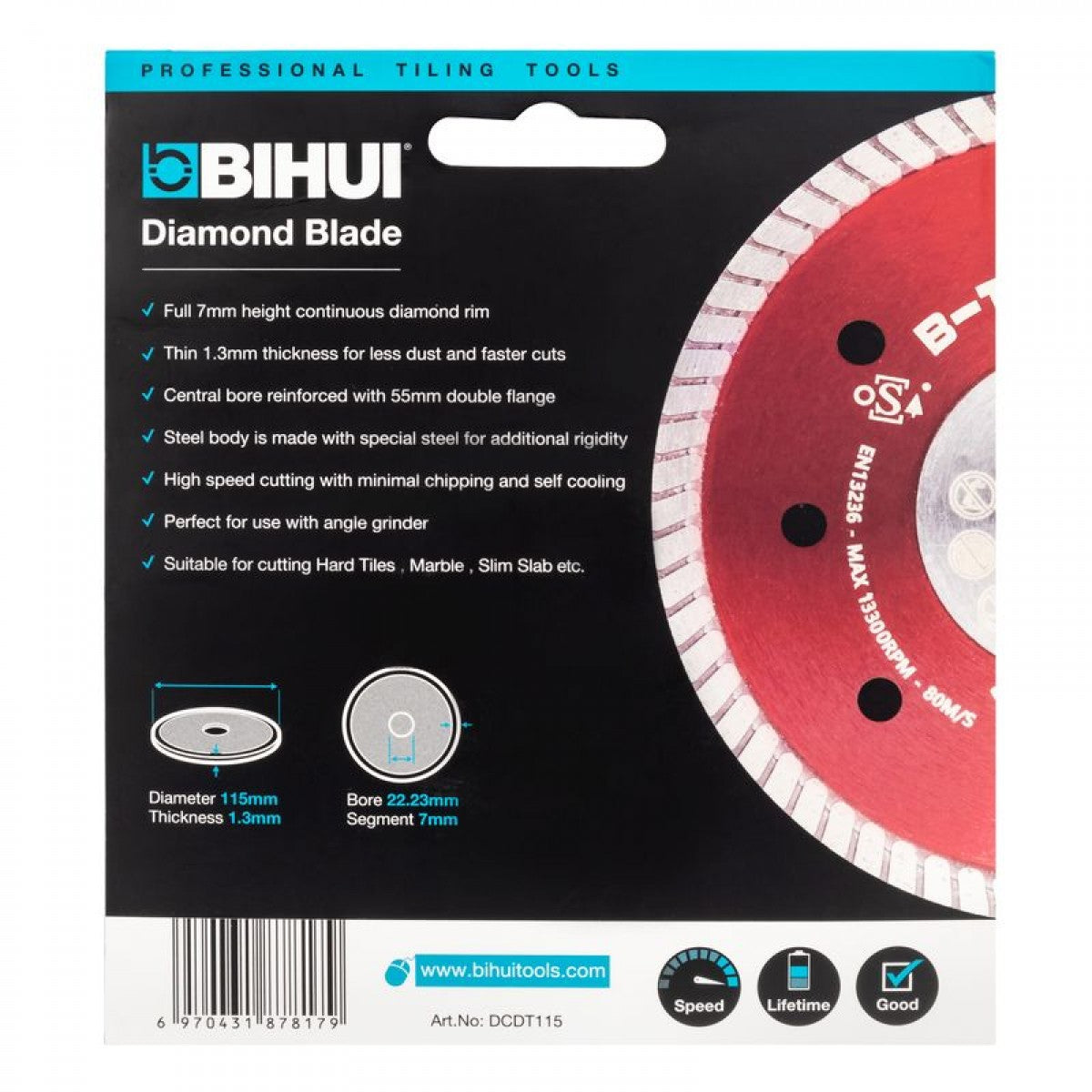 DCDT DISCO DIAMANTATO B-TURBO 115 - 200 - 230