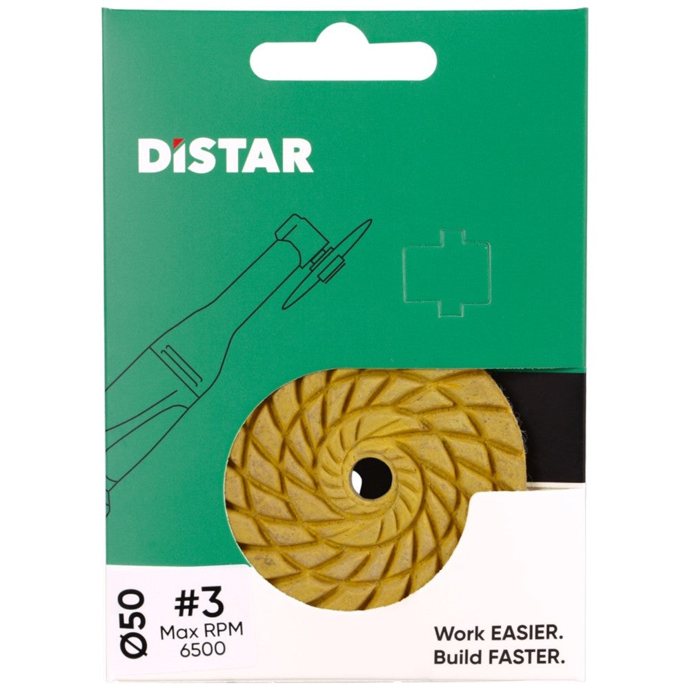 Tampone lucidante per ceramica, gres 50mm Distar CoolPAD (varie grane)