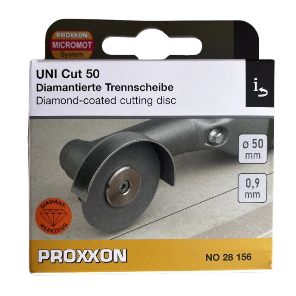 DISCO DIAMANTATO UNI CUT 50 PROXXON DA TAGLIO PER LA SMERIGLIATRICE LHW PROXXON
