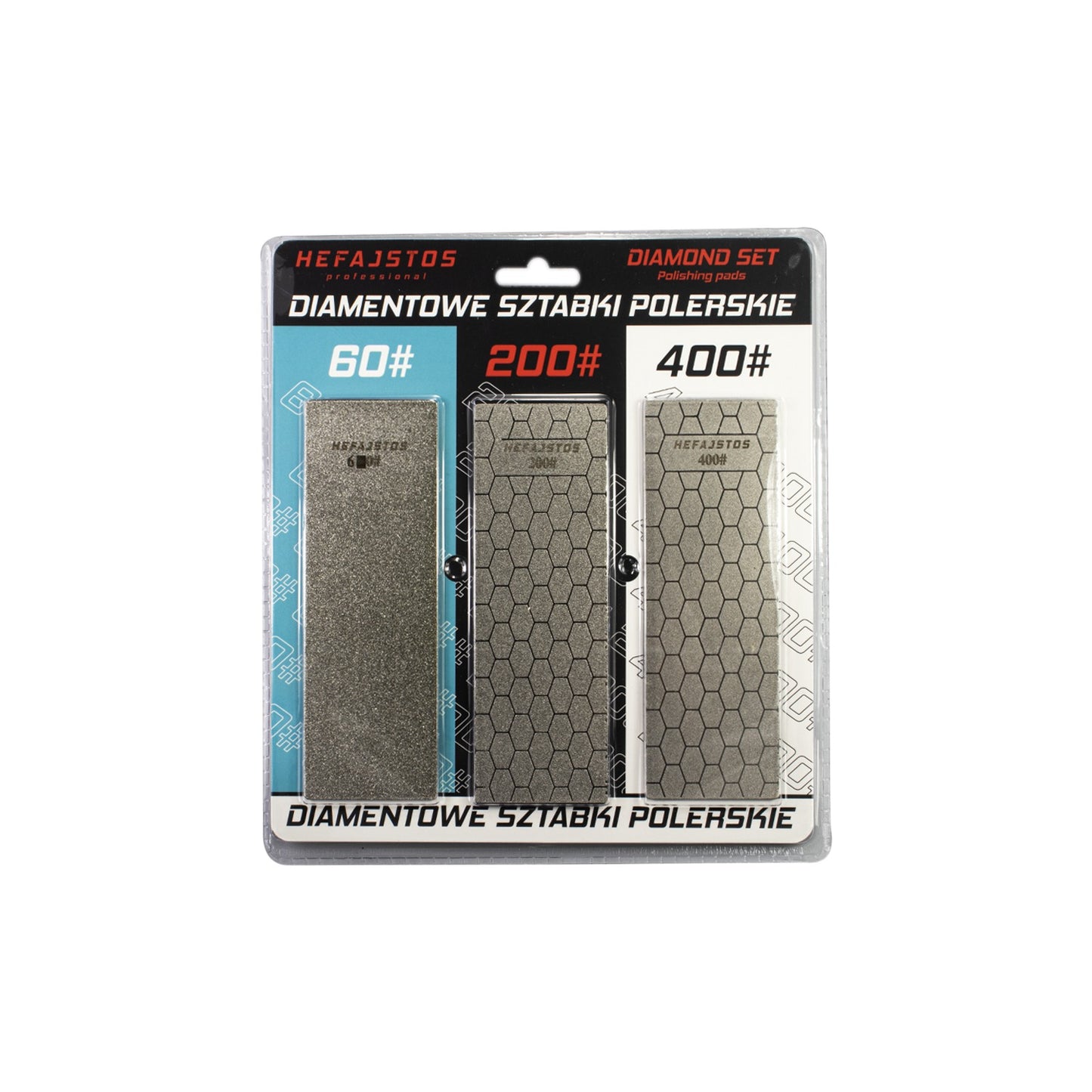 SET PIASTRE DIAMANTATE