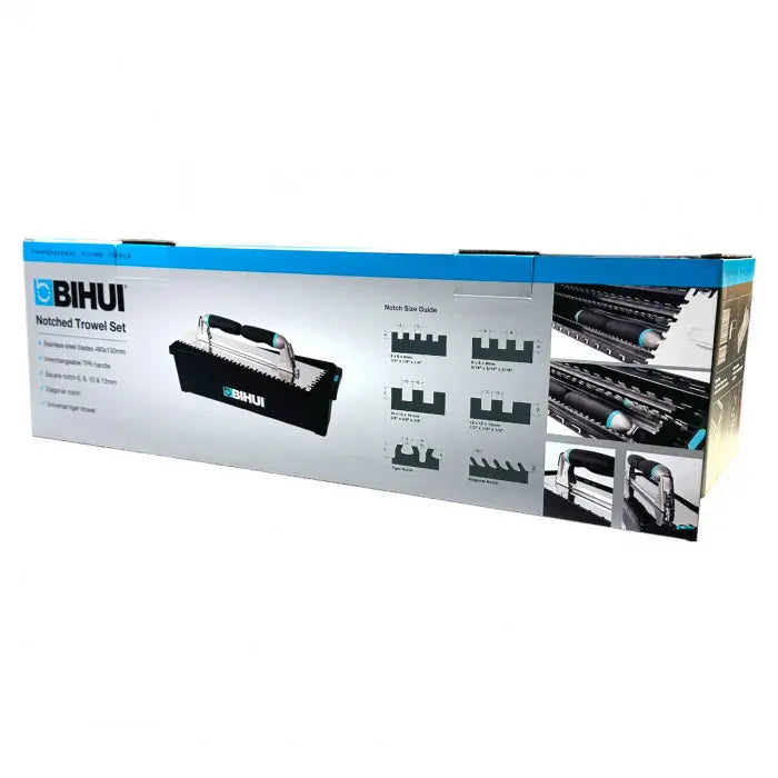 SET SPATOLE DENTATE BIHUI XXL