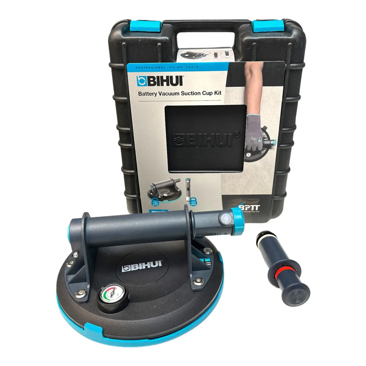 KIT VENTOSA CON MANOMETRO + STANTUFFO ELETTRICO