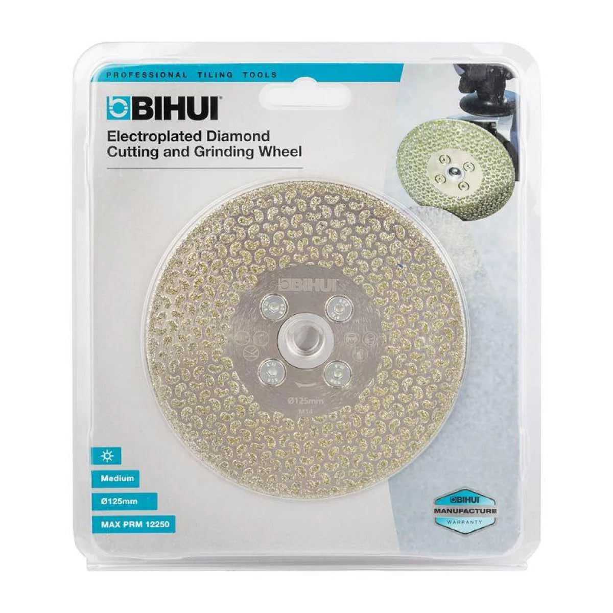 DISCO DIAMANATATO BIHUI GALVANIC 125MM M14