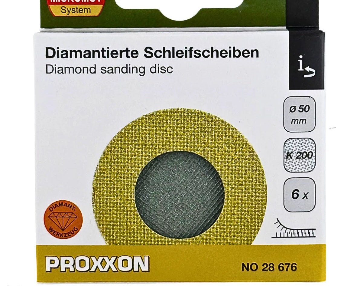 TAMPONE DIAMANTATO PROXXON CONF. 6 PEZZI (VARIE GRANE )