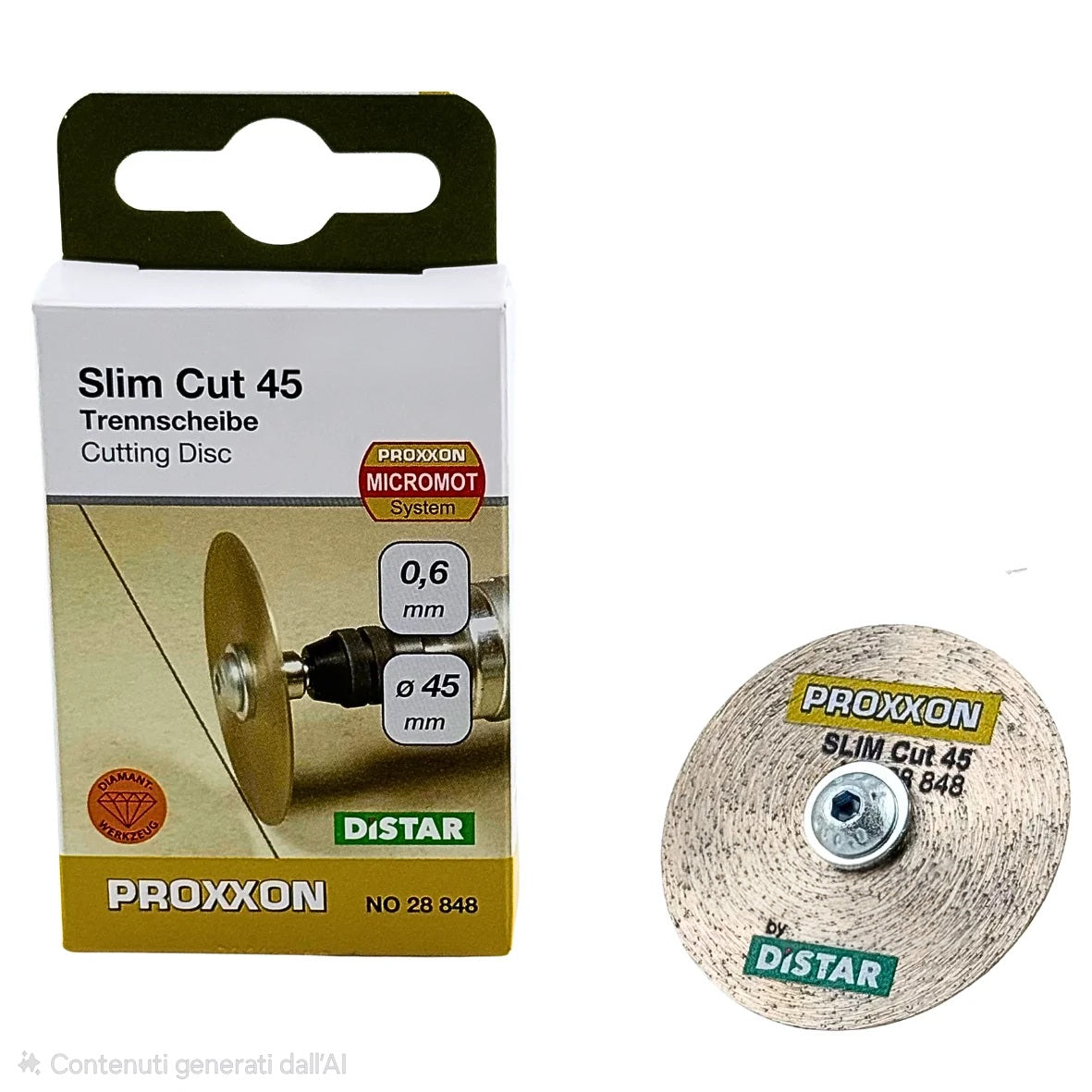 KIT COMPLETO PROXXON PER TAGLIO E LEVIGATURA A BATTERIA