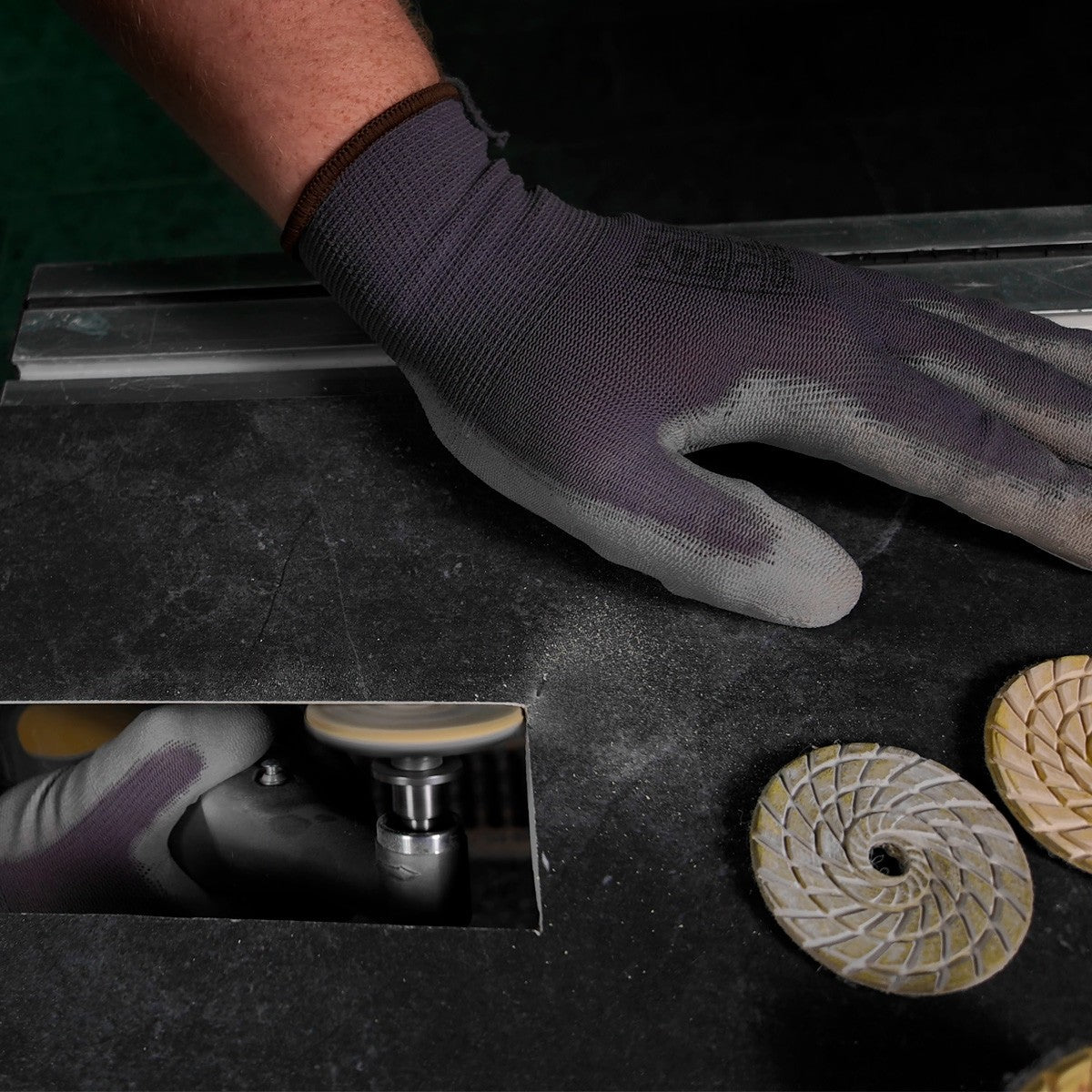 Tampone lucidante per ceramica, gres 50mm Distar CoolPAD (varie grane)