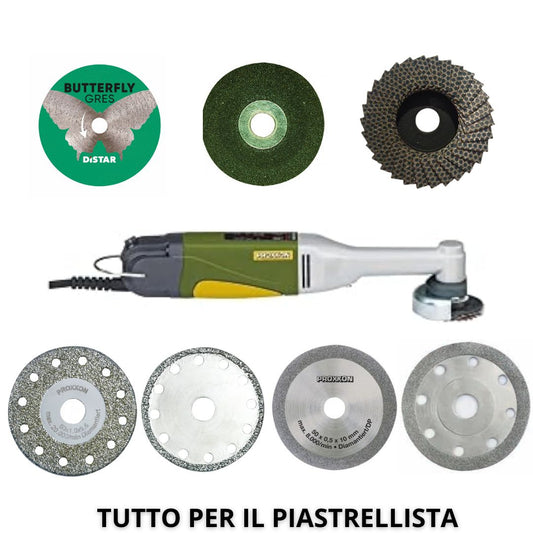 KIT MINI SMERIGLIATRICE TAGLIO E LEVIGATURA