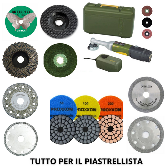 KIT MINI SMERIGLIATRICE A BATTERIA