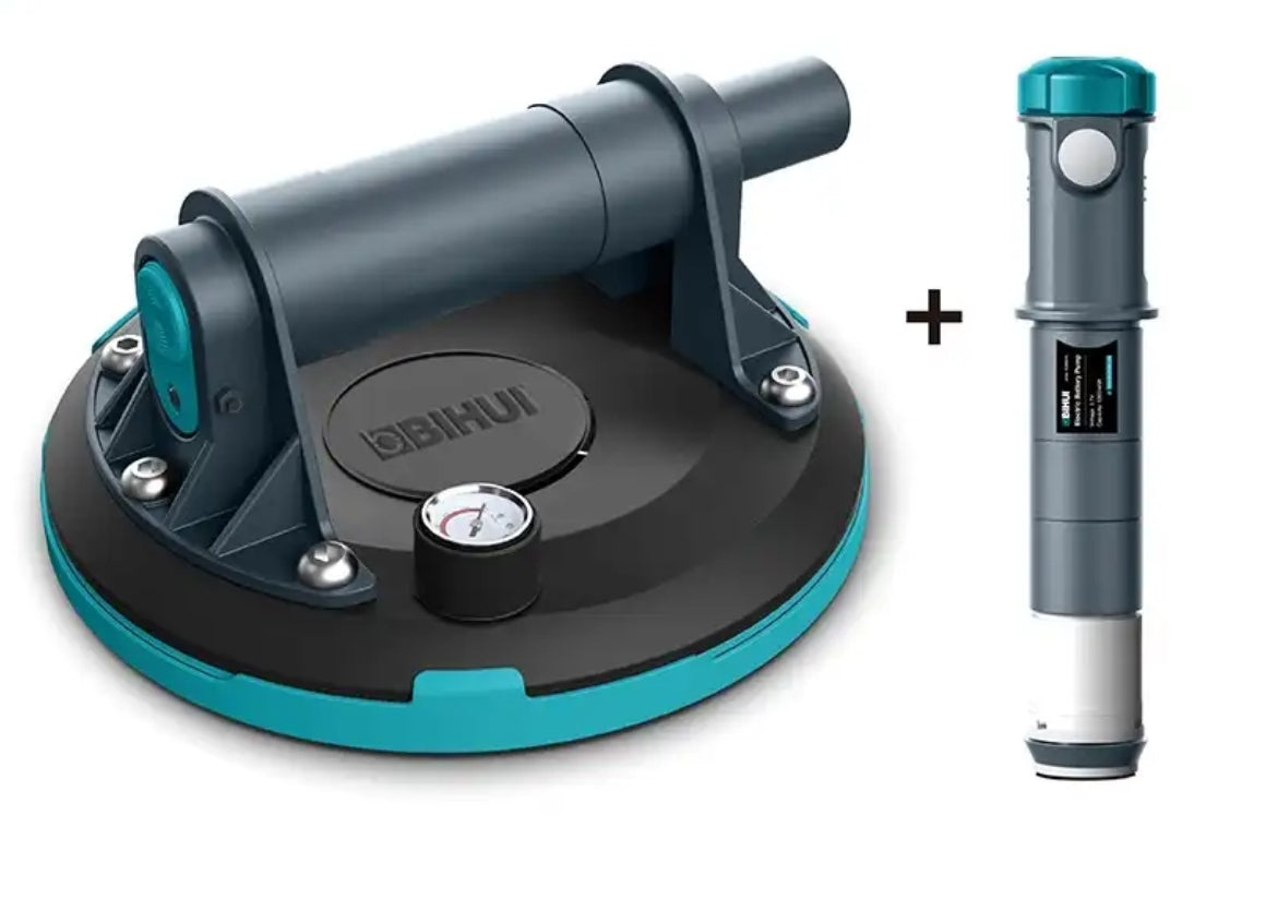 KIT VENTOSA CON MANOMETRO + STANTUFFO ELETTRICO