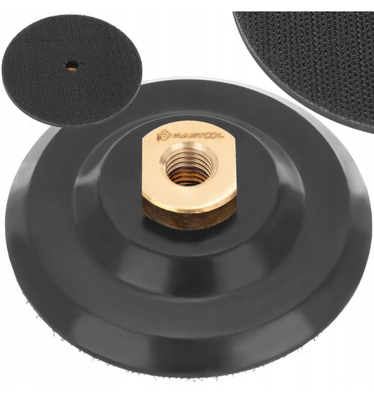 PIATTO IN GOMMA A VELCRO 100MM