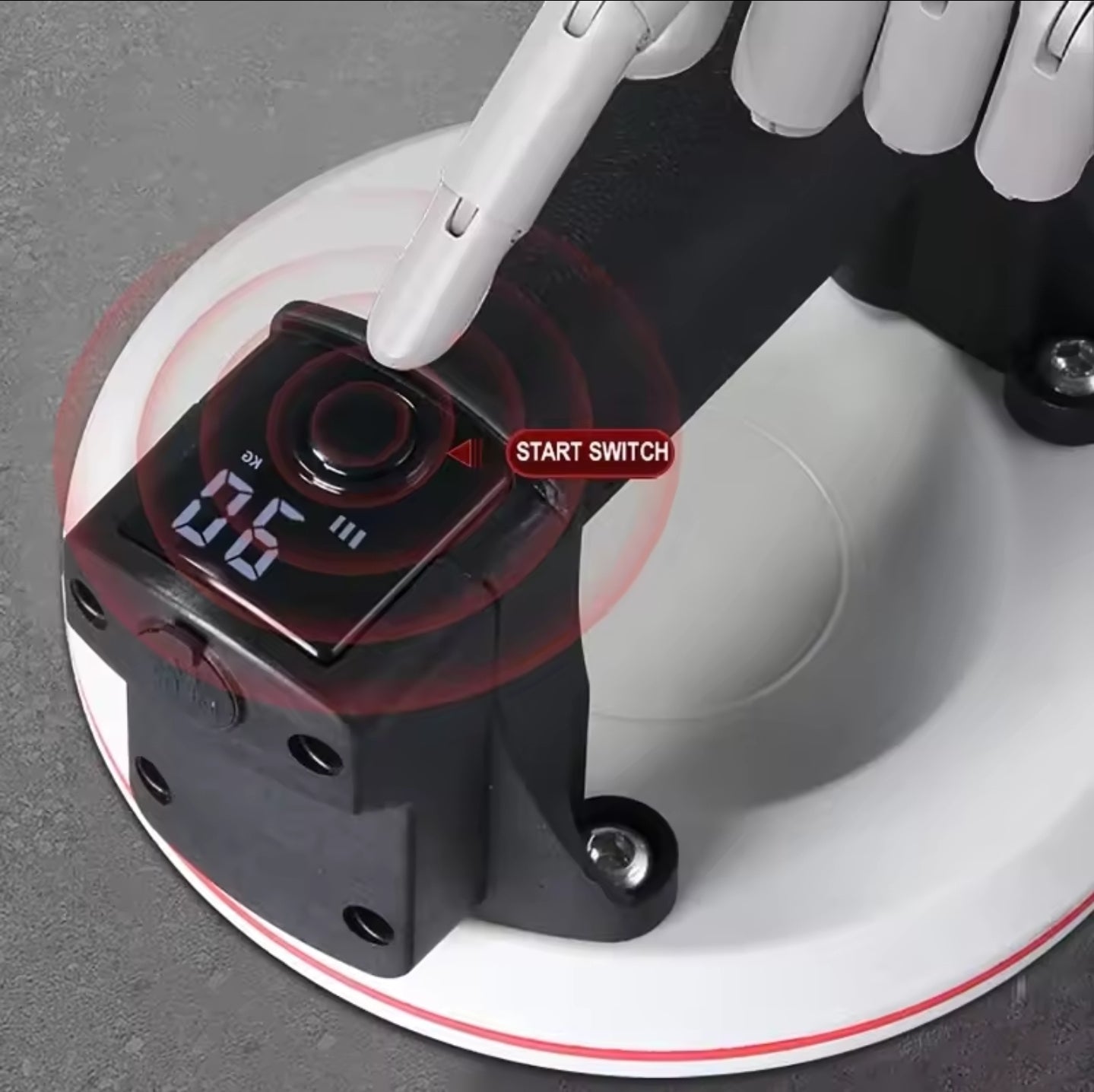 Ventosa elettrica diametro 150mm per piastrelle lisce e strutturate con pompaggio AUTO