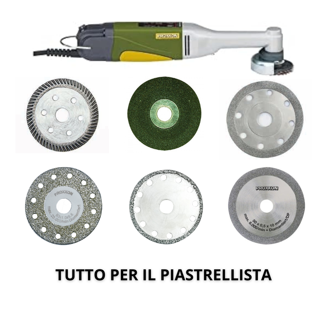 KIT CERAMICA ( MINI SMERIGLIATRICE + DISCHI )