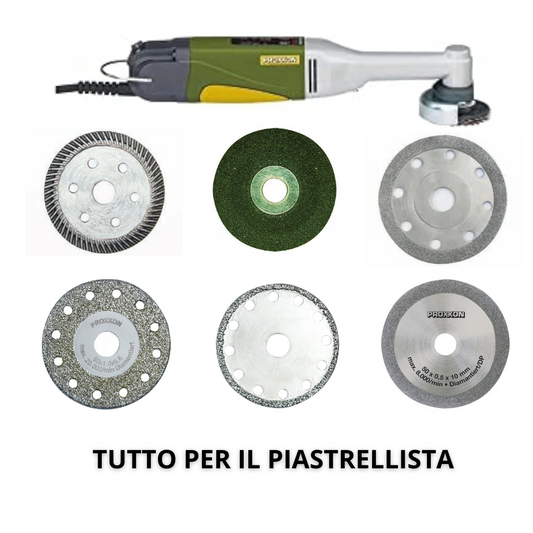 KIT CERAMICA ( MINI SMERIGLIATRICE + DISCHI )