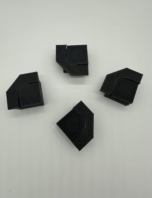 Sistema magnetico per porte di ispezione ad angolo tondo