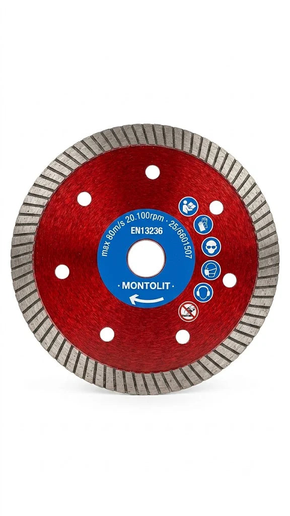 MONTOLIT  DISCO DIAMANTATO RINFORZATO - TURBO BISTOURY d. 76MM BREVETTI MONTOLIT