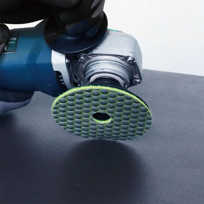 Tampone lucidante diamantato a secco Bihui da 100 mm