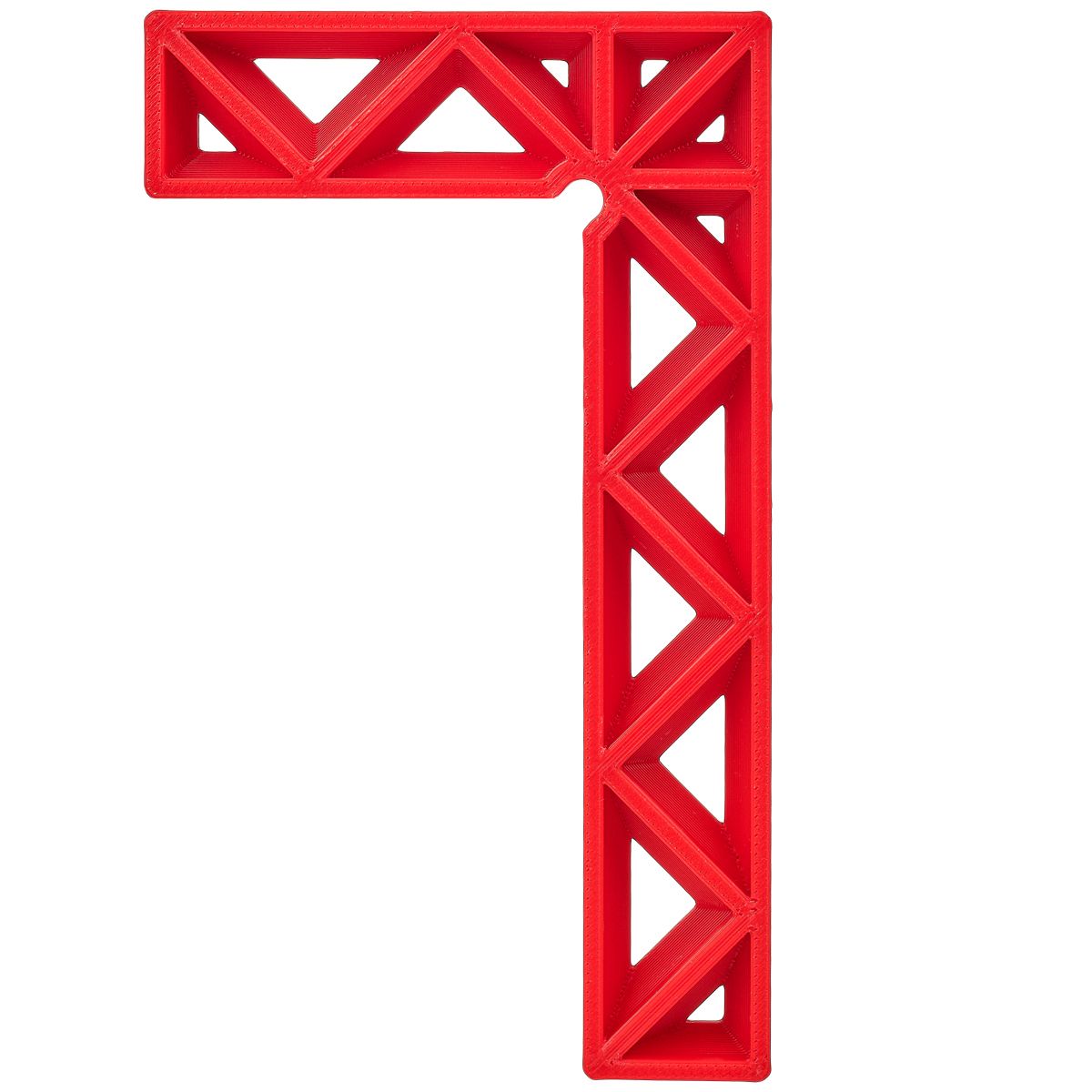 MINI SQUADRA PER MONTAGGIO A 90° 100X50MM
