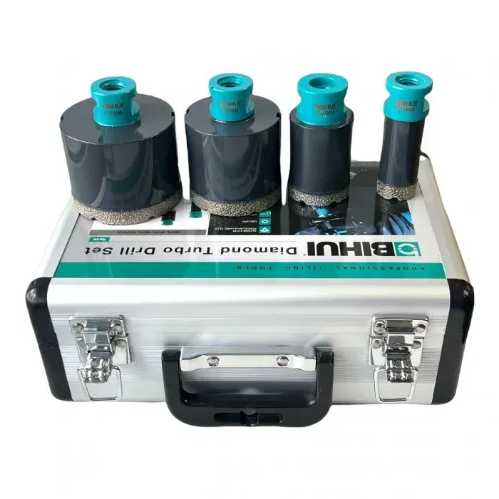 SET FRESE DIAMANTATE M14 BIHUI TURBO-4 CON DIAM. 25/40/60/70 MM