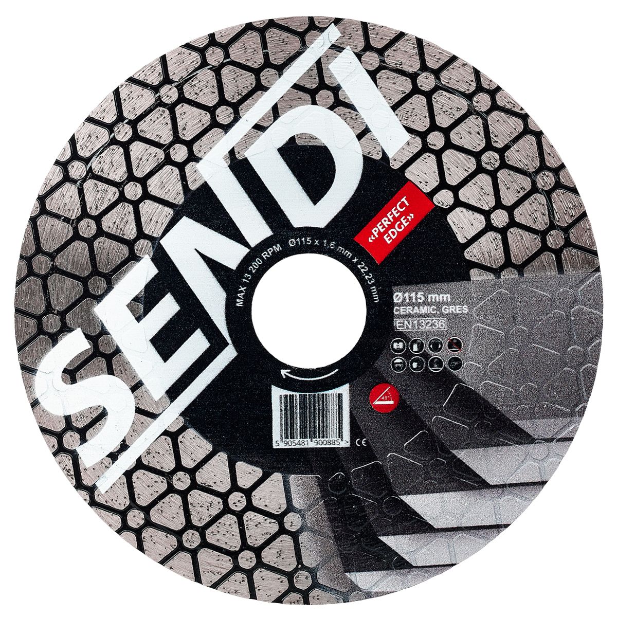 Disco diamantato SENDI PERFECT EDGE Ø115