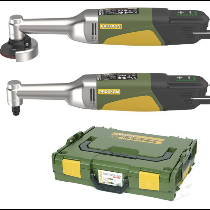 SET MINI SMERIGLIATRICE + MINI TRAPANO A COLLO LUNGO LHW/BL + LWB/BL, IN L-BOXX 29 290