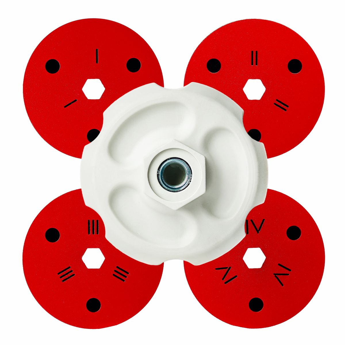 Adattatore magnetico con supporti intercambiabili SENDI SwapCap 4x Ø100mm